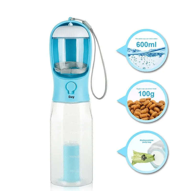 Botella de Agua Portátil para Perros