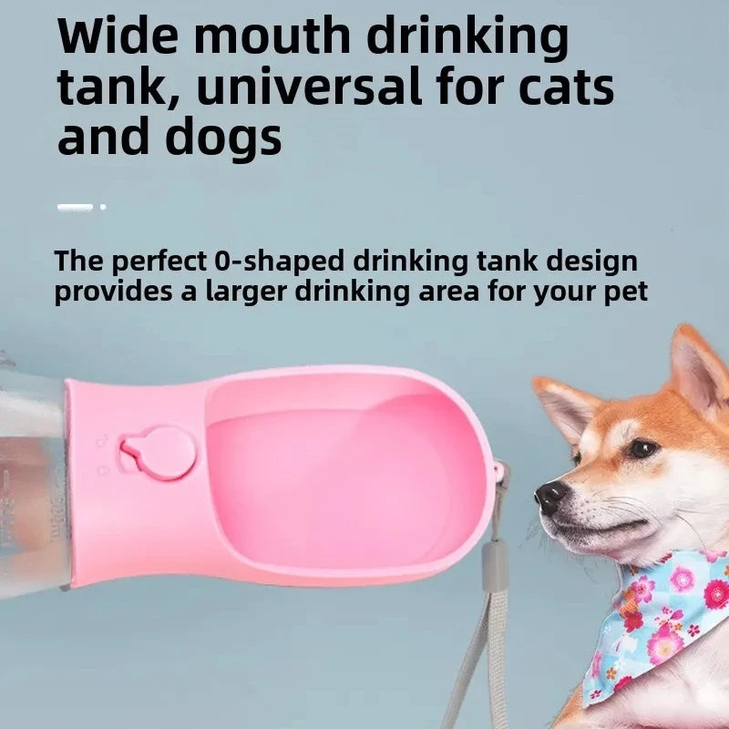 Botella de Agua Portátil para Perros